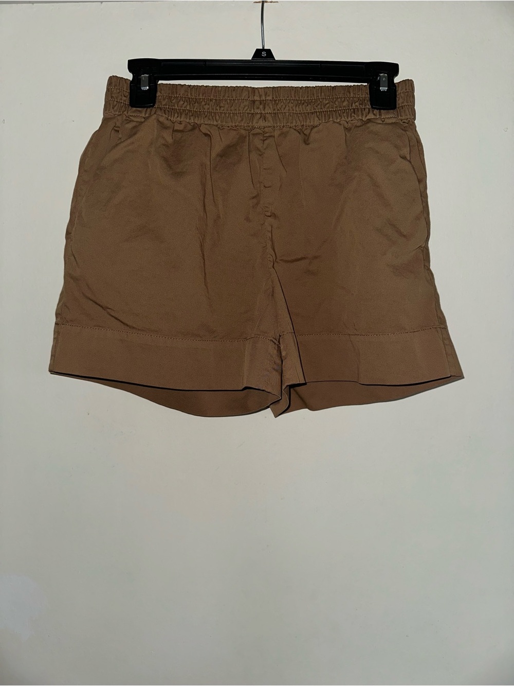 Everlane Women's Elastic Waist Casual Shorts in Brown